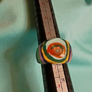 Vintage Multicolor Statement Ring